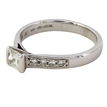 Platinum Diamond 0.50cts Ring size K